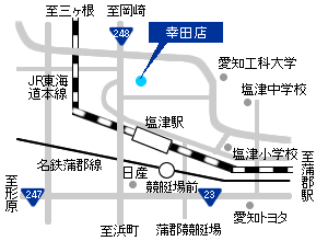 幸田本店地図